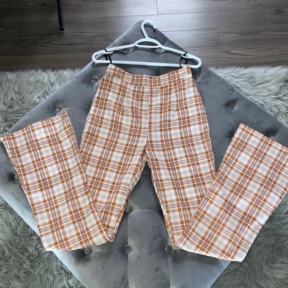 Orange checkered pants - Picture 2 of 3